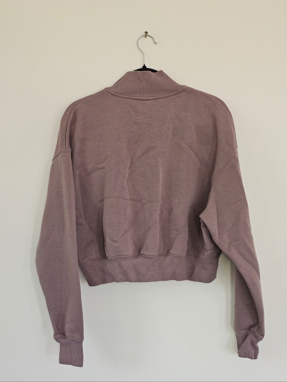 Nike Sportswear Phoenix FleeceWomen's 1/4-Zip Cropped Sweatshirt Medium - Picture 5 of 12